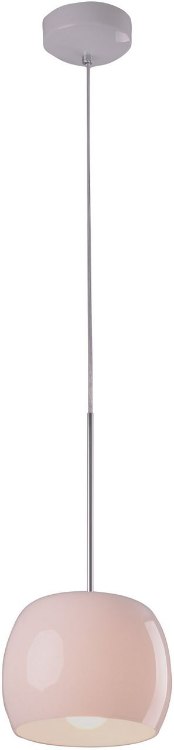 Foto para 100W Caps 1-Light Pendant PC White Glass MB Incandescent (OA HT 18"-120")