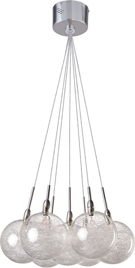 Picture of 20W Starburst 7-Light Pendant SNPC Threaded Glass 12V G4 Xenon (OA HT 24"-54")