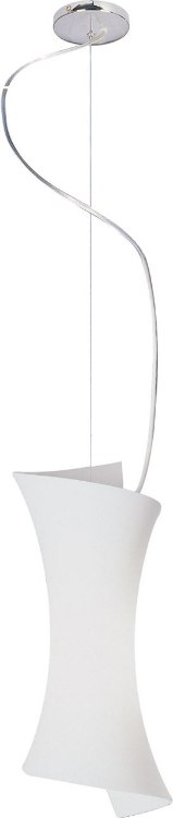 Foto para 60W Conico 1-Light Pendant SN Opal White Glass CA Incandescent (OA HT 36"-120")
