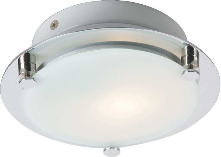 Foto para 40W Piccolo 1-Light Flush/Wall Mount SNPC Frost White Glass G9 Frost Xenon 7"x7"x2.5" (CAN 4.5"x4.5"x0.7") 12-Min