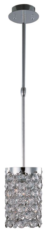 Foto para 40W Dazzle 3-Light Mini Pendant PC Crystal G9 Xenon (OA HT 12.5"-54.5")