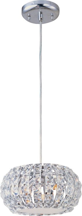 Foto para 40W Bijou 3-Light Pendant PC Crystal Glass G9 Xenon (OA HT 18"-120")