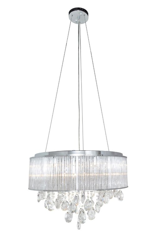 Foto para 40W Gala 10-Light Pendant PC Clear G9 (OA HT 20"-150")