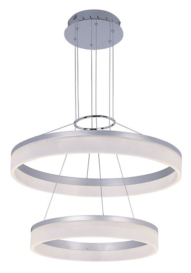 Picture of 40W Saturn LED Pendant MS Matte White (OA HT 35.75"-51.5")