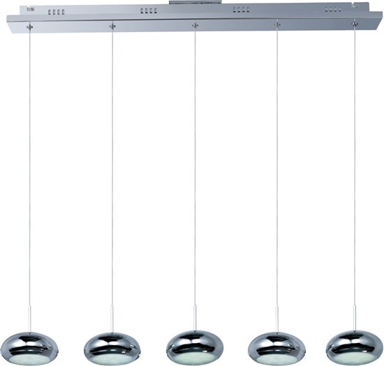 Picture of 4.8W Dial 5-Light LED Linear Pendant PC (OA HT 6"-120")