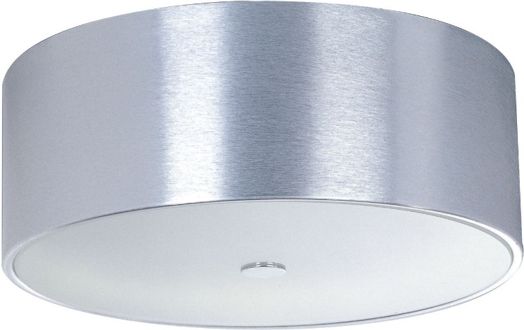 Foto para 40W Percussion 3-Light Flush Mount PC Metal MB Incandescent 