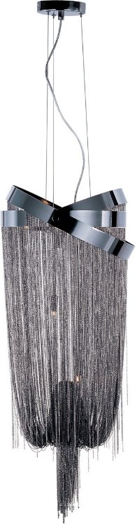 Foto para 60W Mystic 6-Light Pendant BC Metal G9 Xenon (OA HT 33"-67.5")