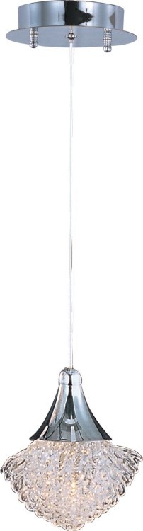 Foto para 40W Blossom 1-Light Pendant PC Crystal Glass G9 Xenon (OA HT 18"-126") 12-Min