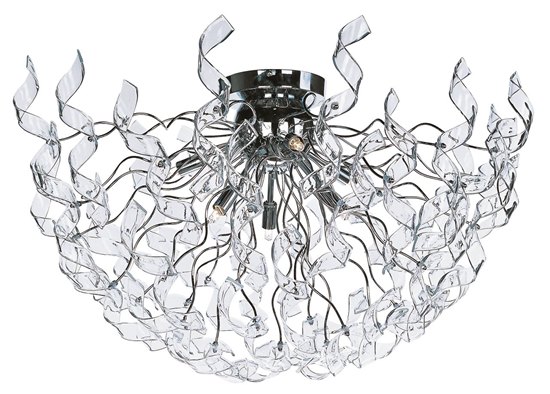 Picture of 40W Zest 6-Light Flush Mount PC Clear G9 Xenon 