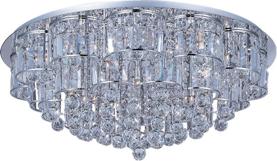 Foto para 25W Bangle 28-Light Flush Mount PC Crystal Glass G9 Xenon 