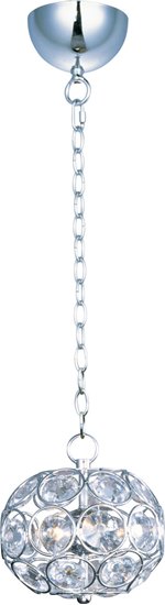 Picture of 40W Brilliant 3-Light Pendant PC Crystal Glass G9 Xenon (OA HT 18"-128")72" Chain