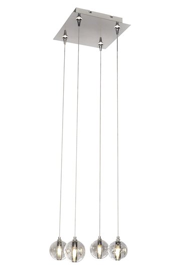 Picture of 1.5W Harmony 4-Light RapidJack Pendant and Canopy PC Bubble LED (OA HT 134")
