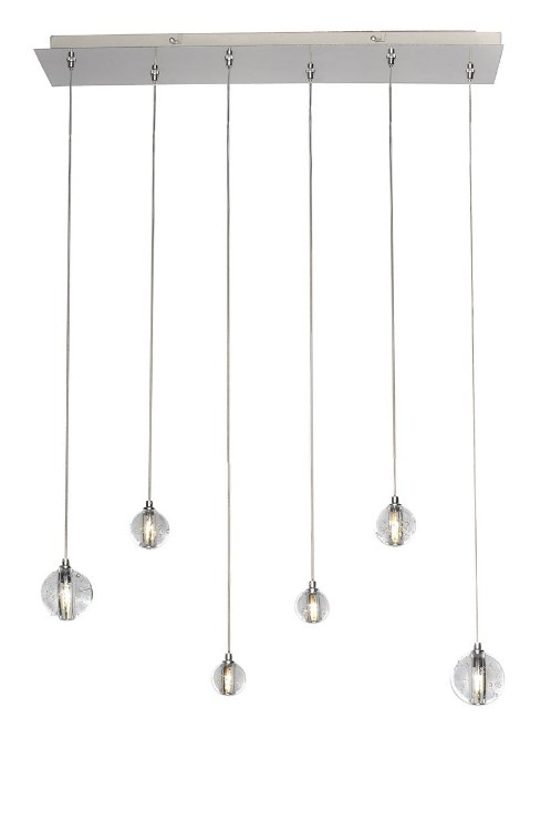 Foto para 1.5W Harmony 6-Light LED Pendant PC Bubble (OA HT 6"-126")