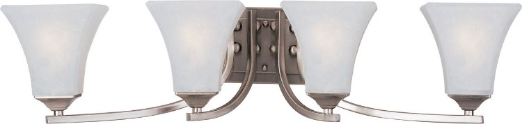 Foto para 100W Aurora 4-Light Bath Vanity SN Frosted Glass MB Incandescent 