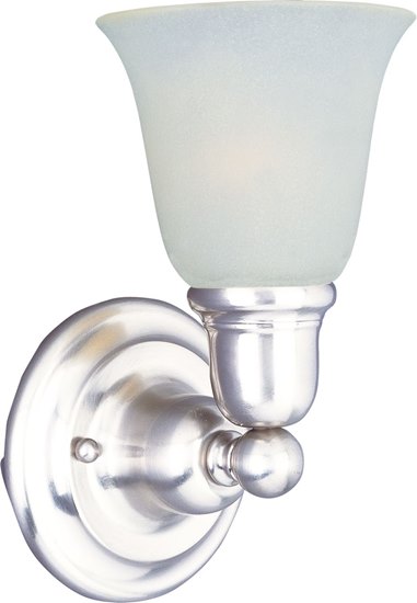 Foto para 100W Bel Air 1-Light Wall Sconce PC White Glass MB Incandescent 