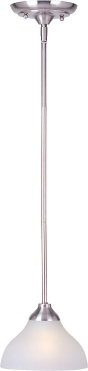 Foto para 100W Contour 1-Light Mini Pendant SN Frosted Glass MB Incandescent 