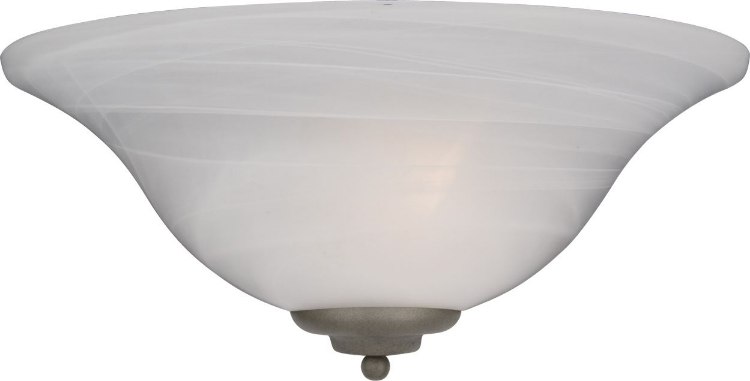 Foto para 100W Essentials - 2058x-Wall Sconce PE Marble Glass MB Incandescent 