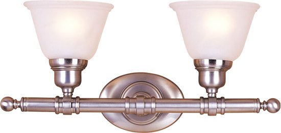 Picture of 100W Essentials - 714x-Bath Vanity SN 2-lights Frosted Glass MB Incandescent 
