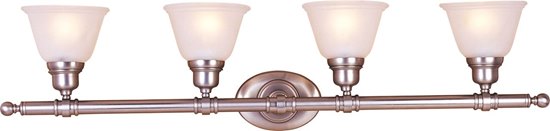 Foto para 100W Essentials - 714x-Bath Vanity SN 4-lights Frosted Glass MB Incandescent 