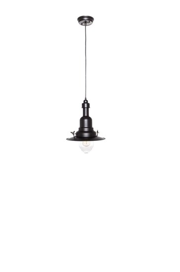 Picture of 100W Hi-Bay 1-Light Pendant BZ Clear Metal MB Incandescent 12"x16.5" (OA HT 87")