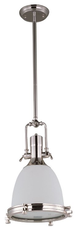 Foto para 100W Hi-Bay 1-Light Pendant PN Satin White MB (OA HT 67.5")