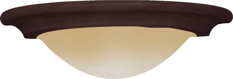 Foto para 100W Pacific 1-Light Wall Sconce KB Wilshire Glass MB Incandescent 16"x4.5" 