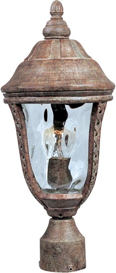 Foto para 100W Whittier Cast 1-Light Outdoor Pole/Post Lantern ET Water Glass Glass MB Incandescent 