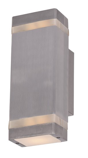 Picture of 10W Lightray 2-Light LED Wall Sconce Wet AL 4.25"x11.25" 10-Min