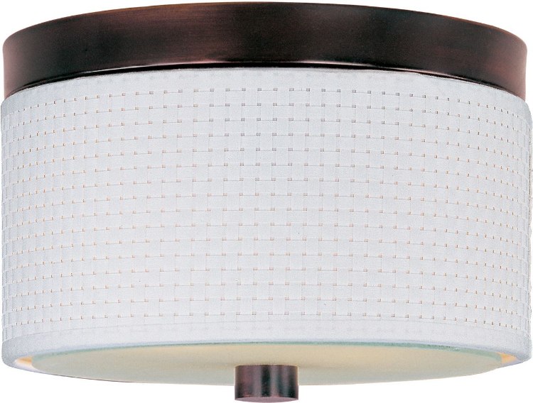 Foto para 13W Elements 2-Light Flush Mount OI Vinyl GU24 Fluorescent 