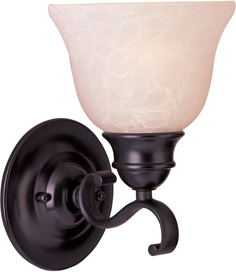 Foto para 13W Linda EE 1-Light Wall Sconce OI Wilshire Glass GU24 Fluorescent 