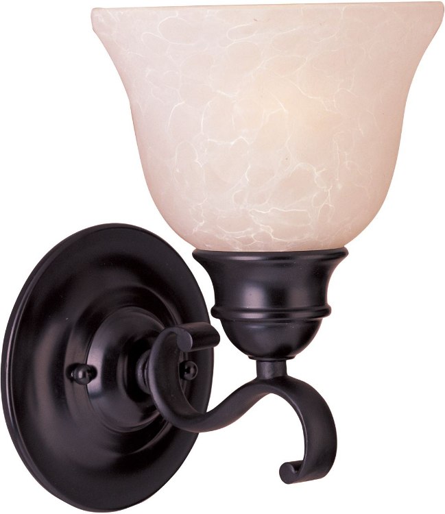Foto para 13W Linda EE 1-Light Wall Sconce OI Wilshire Glass GU24 Fluorescent 