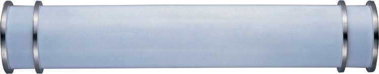 Picture of 17W Linear EE 2-Light Vanity SN White Acrylic Med Bi Pin T8 Fluorescent 4-Min