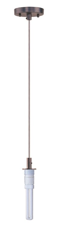 Foto para 18W Carte 1-Light Pendant BZ G24q-2 Quad T4 CFL Fluorescent 5" (OA HT 24"-60") 12-Min