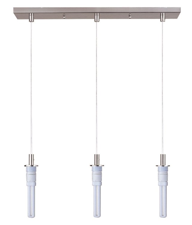 Foto para 18W Carte 3-Light Pendant SN G24q-2 Quad T4 CLF Fluorescent 6-Min