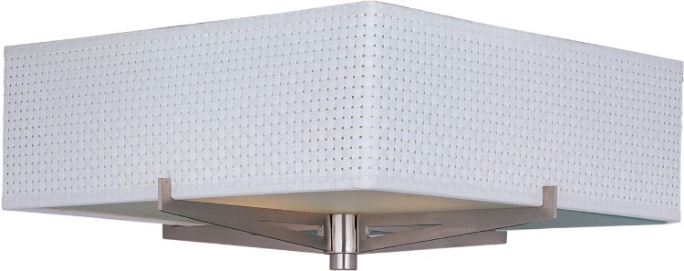 Foto para 18W Elements 3-Light Flush Mount SN Vinyl GU24 Fluorescent 16"x16"x5.25" 