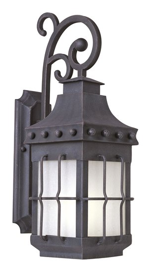 Foto para 18W Nantucket EE 1-Light Outdoor Wall Lantern CF Frosted Seedy Glass GU24 Fluorescent 