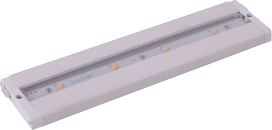 Foto para 2.47W CounterMax MX-L-LPC 12" 4-Light LED Under Cabinet WT Clear Glass Cree® LED 12-Min