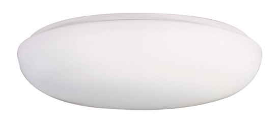 Picture of 22+32W Low Profile EE 2-Light Flush Mount WT White Acrylic 4-Pin T9 Circline Fluorescent 14"x2.5" 6-Min