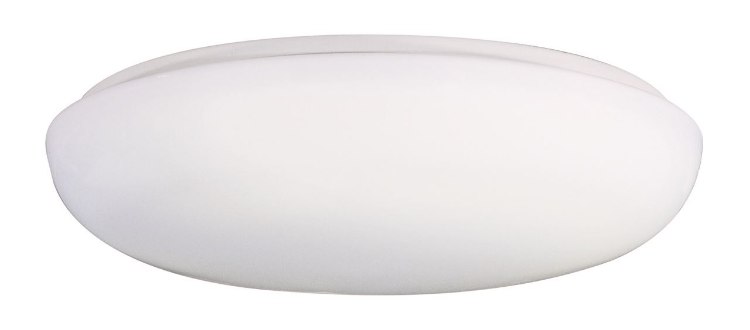 Foto para 22+32W Low Profile EE 2-Light Flush Mount WT White Acrylic 4-Pin T9 Circline Fluorescent 14"x2.5" 6-Min