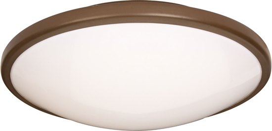 Picture of 22+32W Rim EE 2-Light Flush Mount OI White Acrylic 4-Pin T9 Circline Fluorescent 5-Min