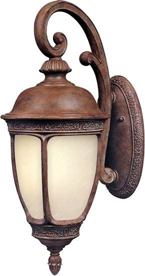 Foto para 26W Knob Hill EE 1-Light Outdoor Wall Lantern SE Snow Flake Glass GU24 Fluorescent 13"x33" 