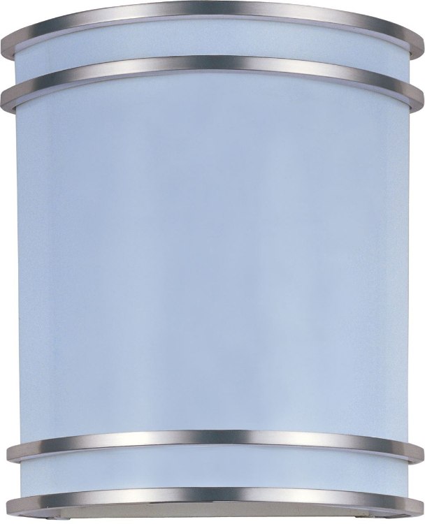 Foto para 26W Linear EE 2-Light Wall Sconce SN White Acrylic G24q-3 Quad T4 CFL Fluorescent 