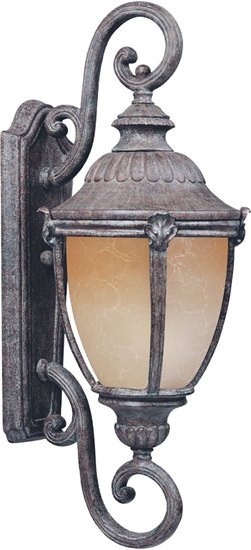 Picture of 26W Morrow Bay EE 1-Light Outdoor Wall Lantern ET Latte Glass GU24 Fluorescent 10.5"x27" 