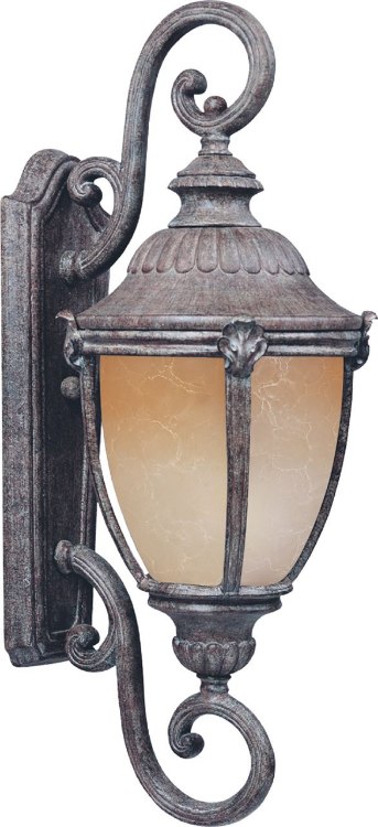 Foto para 26W Morrow Bay EE 1-Light Outdoor Wall Lantern ET Latte Glass GU24 Fluorescent 10.5"x27" 