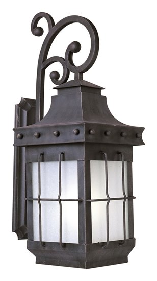 Picture of 26W Nantucket EE 1-Light Outdoor Wall Lantern CF Frosted Seedy Glass GU24 Fluorescent 11"x32" 