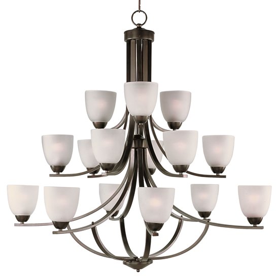 Foto para 40W Axis 15-Light Chandelier OI Frosted MB 