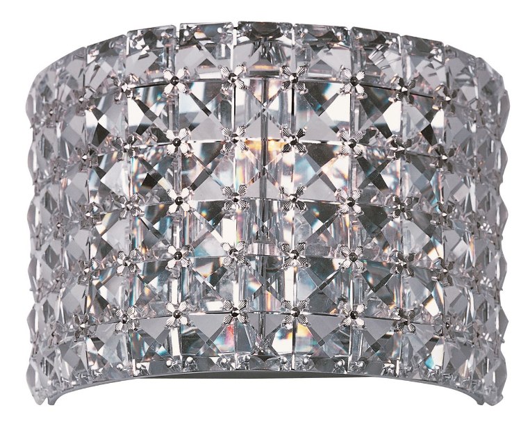 Foto para 40W Vision 1-Light Wall Sconce PC Beveled Crystal G9 Xenon 
