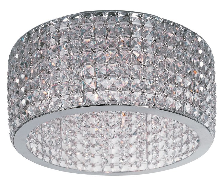 Picture of 40W Vision 9-Light Flush Mount PC Beveled Crystal G9 Xenon 