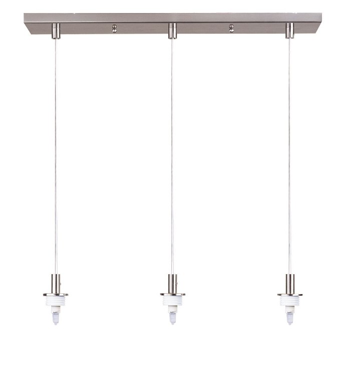 Foto para 50W Carte 3-Light Pendant SN G9 Xenon 24.5" (OA HT 24"-60") 6-Min