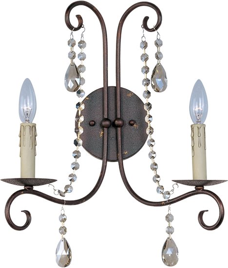 Foto para 60W Adriana 2-Light Wall Sconce UR CA Incandescent 